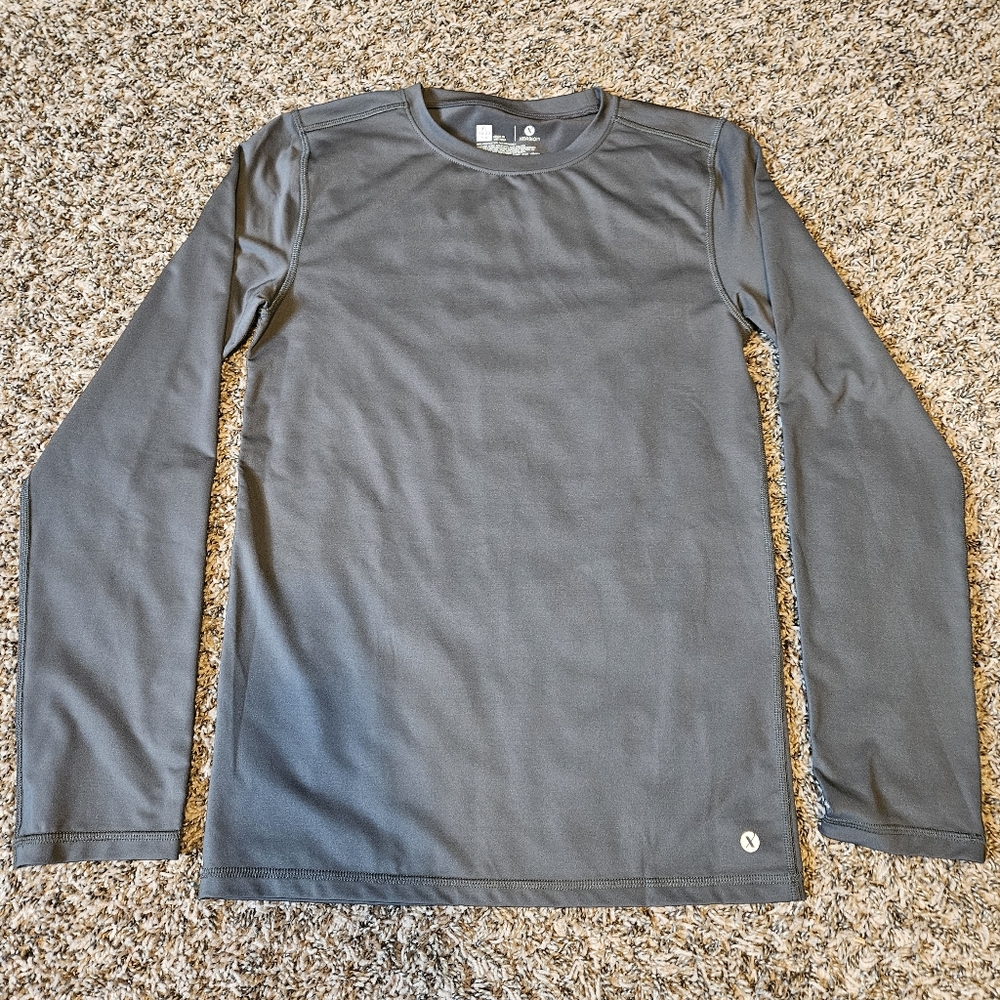 Crew Neck Long Sleeve Athletic Tee